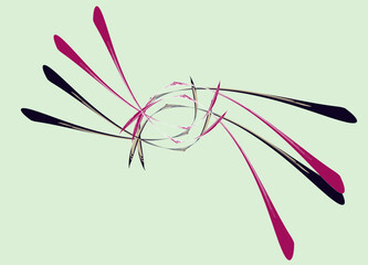 Abstract contemporary art. Abstract figures. Minimalist style.  Logo, print, sticker
