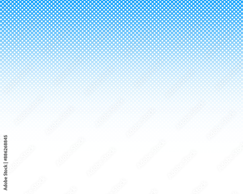 Poster transparency halftone effect blue gradient fade transparent