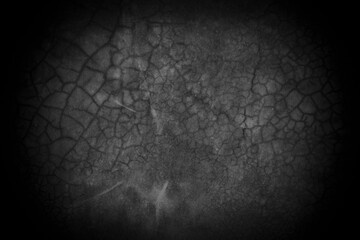 Old wall texture cement dark black gray background abstract grey color design are light with white gradient background.