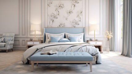 Serene Retreat: Light and Airy Bedroom Sanctuary