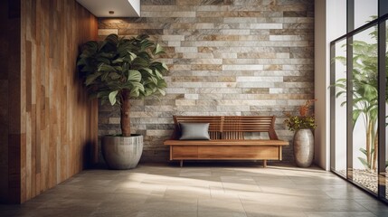 Zen Minimalism: Tranquility in Stone and Wood