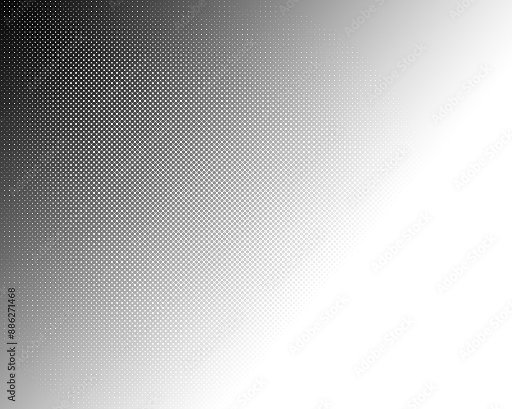 Poster transparency halftone effect black gradient fade transparent