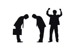 Business people silhouettes
