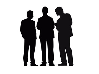 Business people silhouettes
