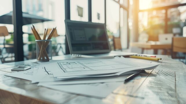 An expert craftsmanship blends technical accuracy and artistic vision to create architectural blueprints and floor plans