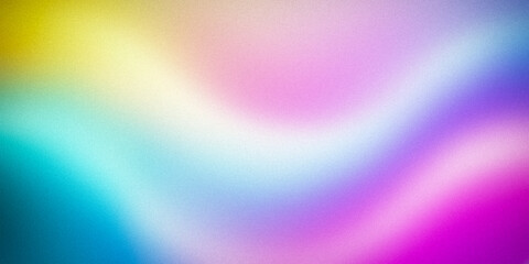 A vibrant gradient background featuring a smooth blend of yellow, blue, pink, and purple hues. Ideal for digital artwork, web design, and creative projects seeking a colorful, dynamic touch