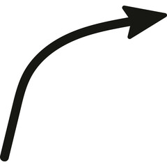 Doodle Arrow Direction, Hand Drawn Arrow Mark Icon