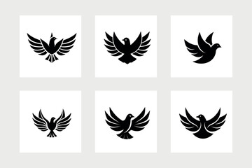 Bird dove icon vector illustration.
