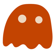 funny orange monster