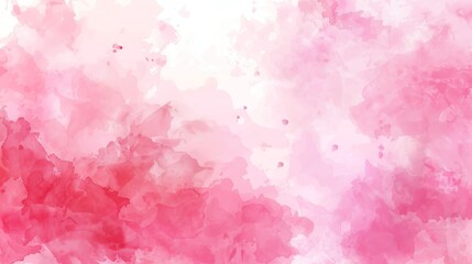 Watercolor background with pink smoke gradient and copy space