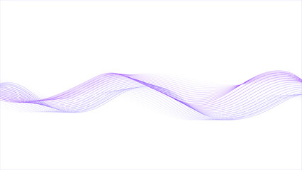 Modern abstract glowing wave background. Dynamic flowing wave lines design element. Futuristic technology and sound wave pattern. Colorful wave lines.