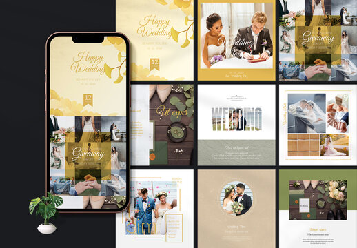 Wedding Social Media Post