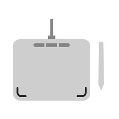 Fototapeta premium Drawing Tab for Gadget Icon 