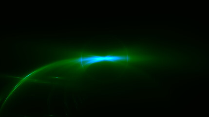 energievoll leuchtender dynamischer Lichtschweif, Energie, Strom, Stärke, kraftvoll, schnelles Internet, Licht, Technologie, Wissenschaft, grün