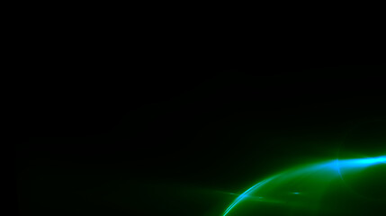 energievoll leuchtender dynamischer Lichtschweif, Energie, Strom, Stärke, kraftvoll, schnelles Internet, Licht, Technologie, Wissenschaft, grün