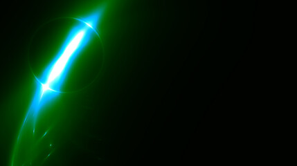 energievoll leuchtender dynamischer Lichtschweif, Energie, Strom, Stärke, kraftvoll, schnelles Internet, Licht, Technologie, Wissenschaft, grün