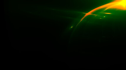 energievoll leuchtender dynamischer Lichtschweif, Energie, Strom, Stärke, kraftvoll, schnelles Internet, Licht, Technologie, Wissenschaft, grün