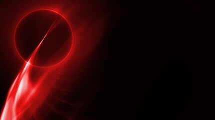 energievoll leuchtender dynamischer Lichtschweif, Energie, Strom, Stärke, kraftvoll, schnelles Internet, Licht, Technologie, Wissenschaft, rot