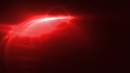 energievoll leuchtender dynamischer Lichtschweif, Energie, Strom, Stärke, kraftvoll, schnelles Internet, Licht, Technologie, Wissenschaft, rot