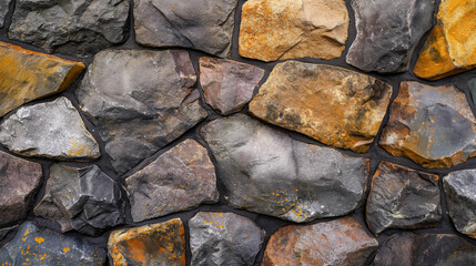 Stones close up, simple texture background, flat