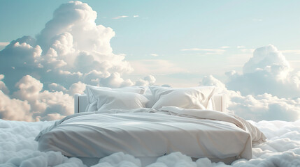 bed in the clouds