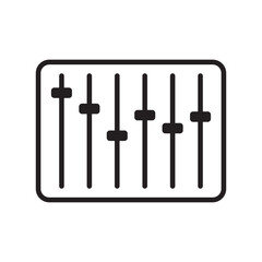 sound equalizer icon symbol