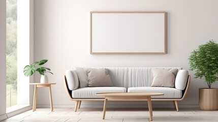 Minimalist Living Room with a View