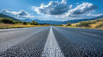 A tarmac under a dramatic sky