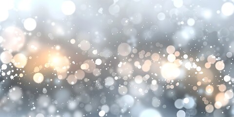 Soft Dreamy Bokeh Effect on Light Gray Backdrop for Product Presentation