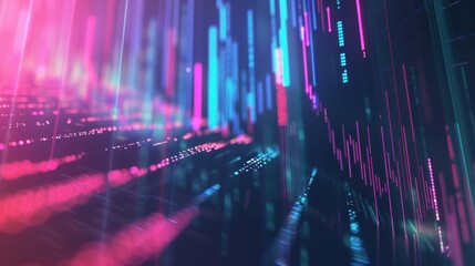 Abstract Neon Lightscape