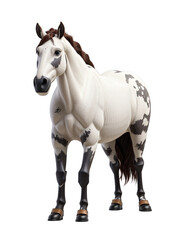Obraz premium 3d animation horse on white