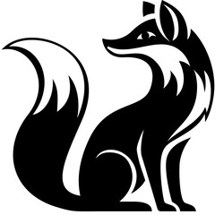 Fox Animal Design Icon Mascot Illustration Concept