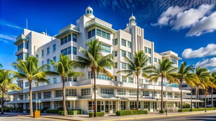 Luxurious oceanfront hotel with Art Deco architecture in Miami Beach, Loews, Miami Beach, hotel, Florida, oceanfront