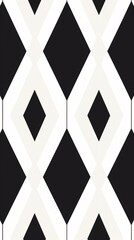 A pattern of black and white diamonds