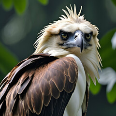 The Critically Endangered Philippine Eagle (Pithecophaga jefferyi): The Majestic Monkey-Eating Eagle of Davao, Mindanao, Philippines