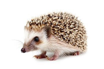 Fototapeta premium Adorable Hedgehog with Spiky Fur