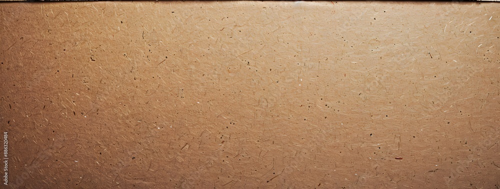 Poster photo of a brown cardboard texture for text and background design. web banner with copyspace on the 