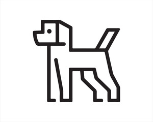 Dog Logo Design Vector Template