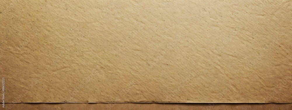 Poster photo of a brown cardboard texture for text and background design. web banner with copyspace on the 