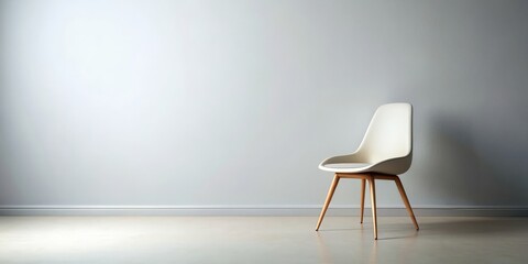 Modern chair in a minimalist setting, modern, chair, furniture, comfortable, design, elegant, stylish