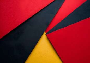 Abstract Red Yellow Black Paper Background