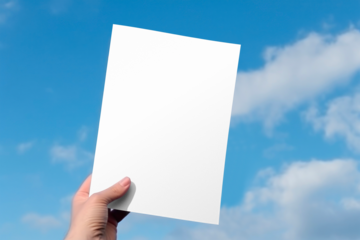 Flyer png mockup, transparent design