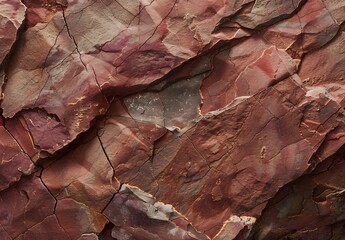 Fototapeta premium Closeup Texture of Red Rock Surface