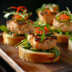 A Delicious Luxury Dish in a High-End Restaurant