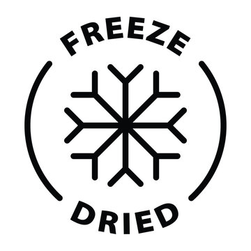 freeze dried black outline icon round rounded circle badge stamp label isolated on transparent background