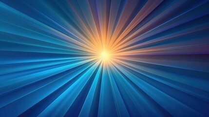 Obraz premium Abstract anime, blue concentric patterns, design, vibrant and dynamic. 