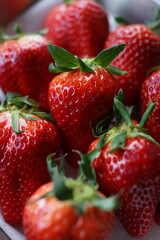 strawberries in a bowl