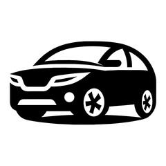 Minimalist Yet Unique Car Logo Vector Illustration to Represent Sophisticated Vehicle Branding in Iconic Style