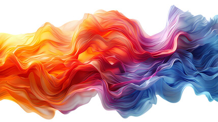 Abstract colorful wave background.