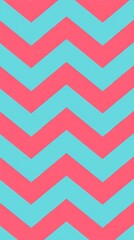 A vertical, chevron pattern in pink and blue